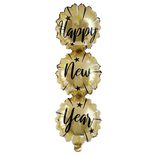 Ballon aluminium happy new year 90cm