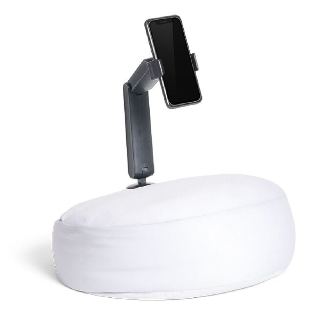 Coussin ergonomique avec support porte-téléphone
