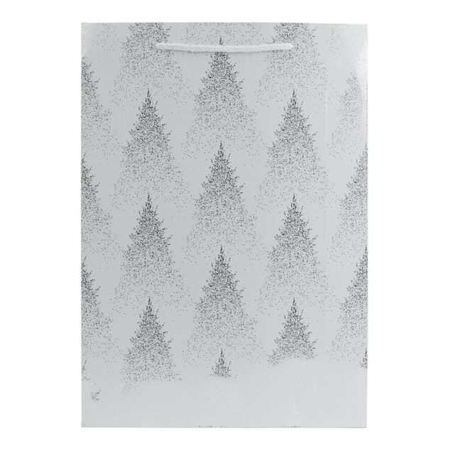 Sac cadeau Noël thème boréal 33x10xH46cm (2 modèles)