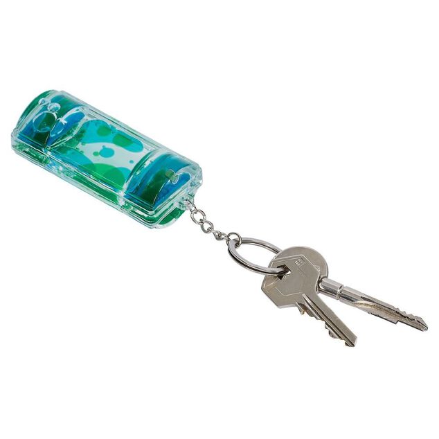 Porte-cl&eacute; sablier liquide 3 mod&egrave;les