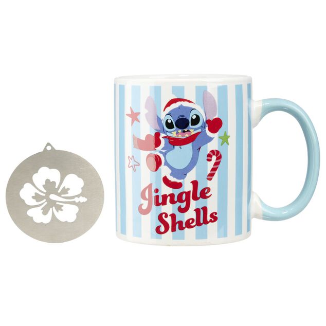 Mug Disney Stitch avec pochoir Barista 33cl