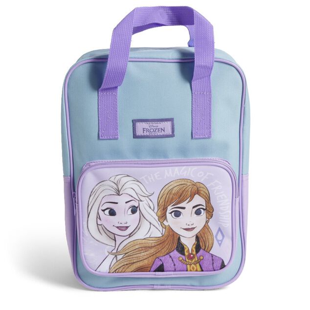 Sac &agrave; dos enfant Reine des Neiges 23x9xH31cm polyester violet