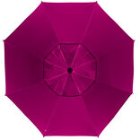 Parasol de plage bleu &eacute;meraude UV UPF50+ &Oslash;180xH195cm