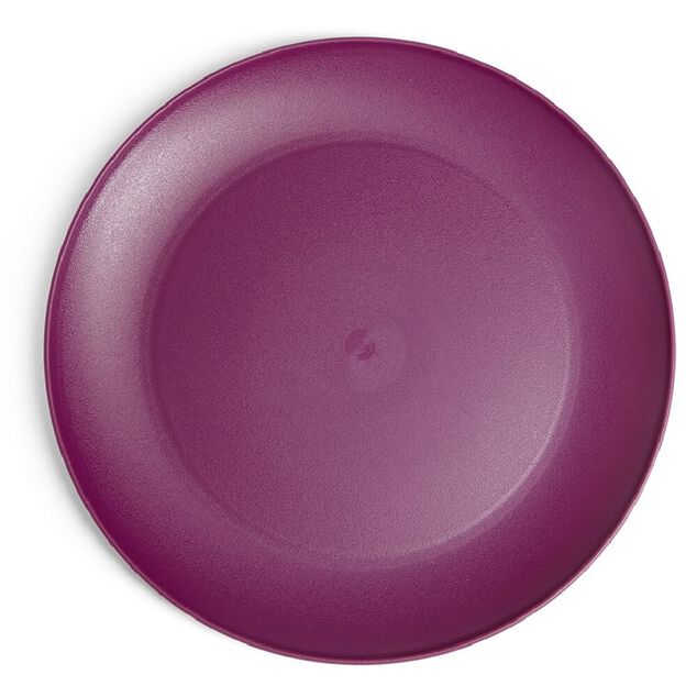 Assiette plate en plastique Ø23,5cm - 3 coloris