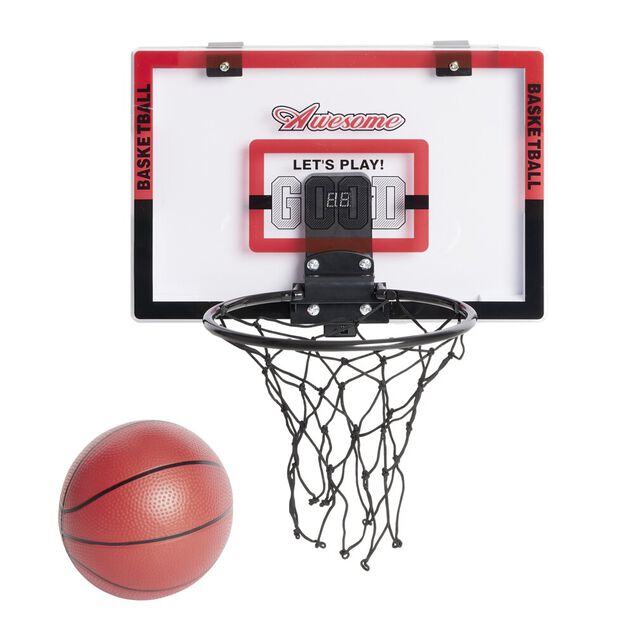 Panier de basket pliable panneau sonore affichage num&eacute;rique 40x25xH26cm (2 mod&egrave;les)