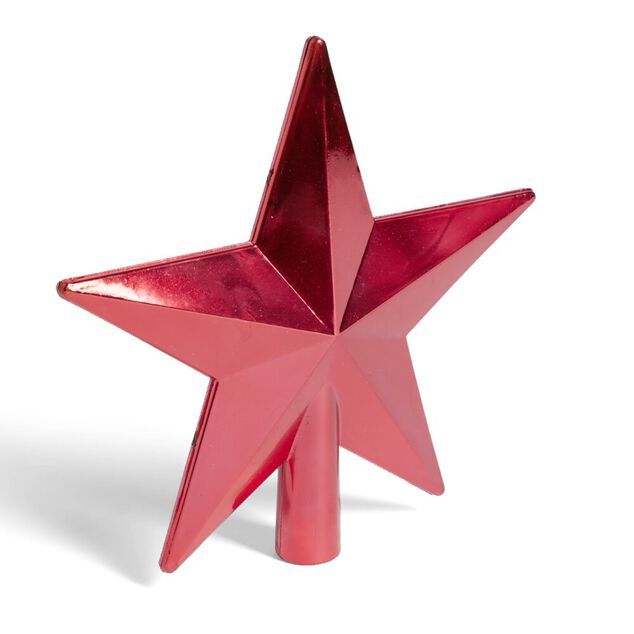 Cimier &eacute;toile rouge 20x20cm