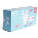 Gants en nitrile taille M bleu x100