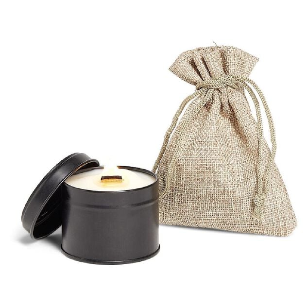 Bougie avec graine ciboulette &agrave; planter senteur ylang-ylang 25H