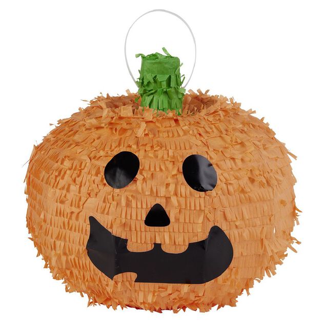 Pi&ntilde;ata citrouille orange 50xH30cm