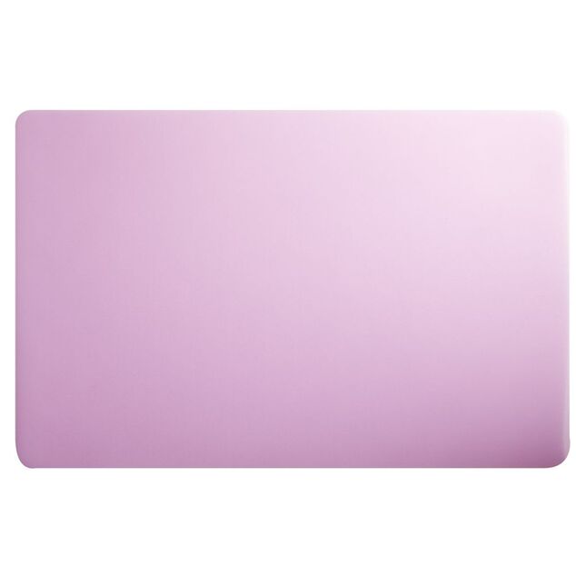 Set de table rectangulaire plastique rose uni