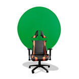 Fond vert rond spécial incrustation pour siège