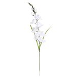 Fleurs artificielles gla&iuml;eul blanc ou ivoire 1 tige L75cm - 2 mod&egrave;les