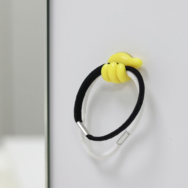 Lot de 10 crochets adhésifs forme main multicolore