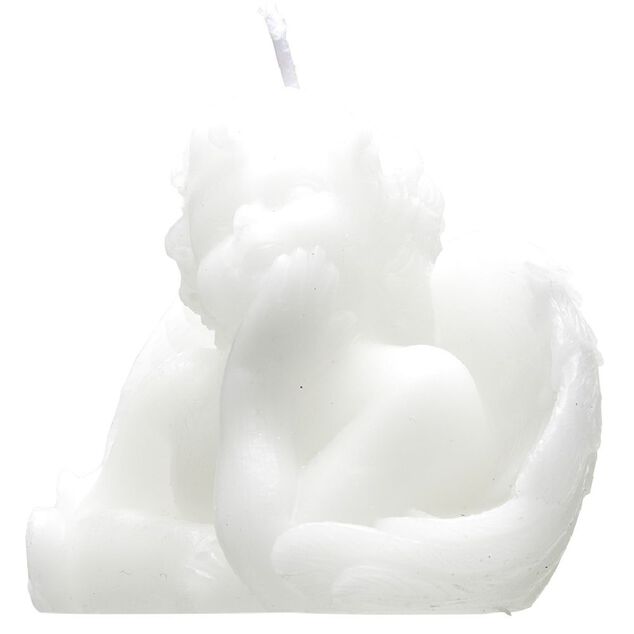 Bougie forme buste d'ange