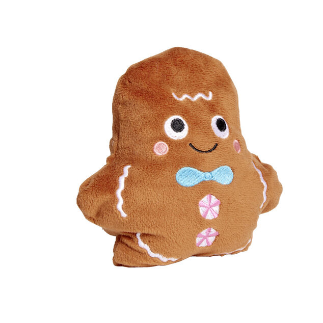 Bouillote Noël pain d'épices marron 14x15cm