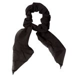 Chouchou effet tissu nou&eacute; noir