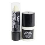 Vernis à ongles et rouge à lèvres phosphorécents verts