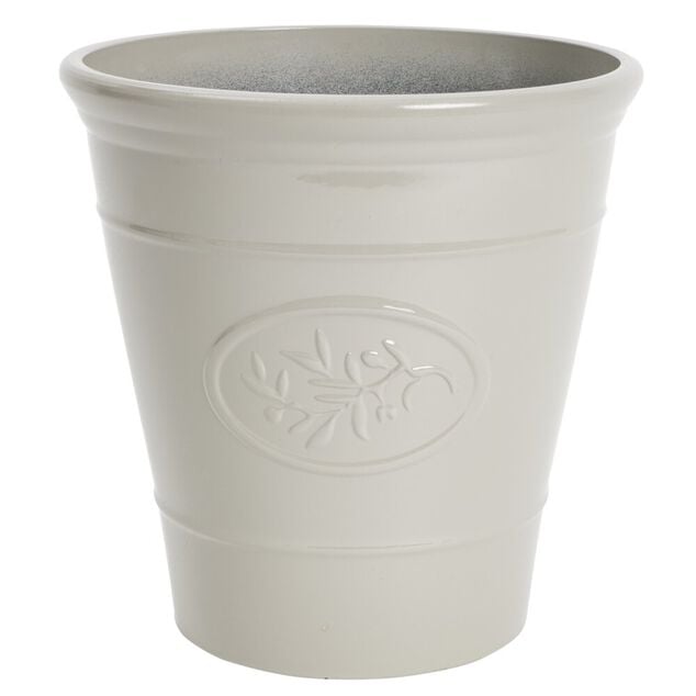 Cache pot provence plastique beige &Oslash;17xH17cm