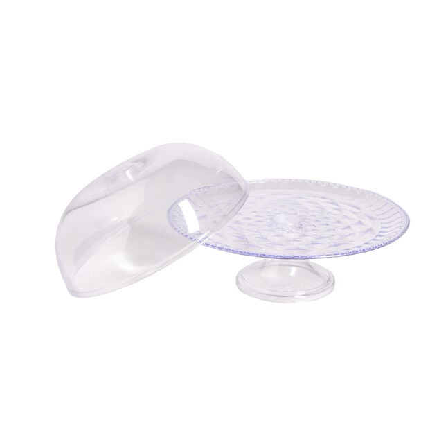 Cloche pour gâteau avec support sur pied Ø30xH18cm