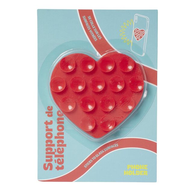 Ventouse t&eacute;l&eacute;phone silicone pour surface vitr&eacute;e (6 mod&egrave;les)