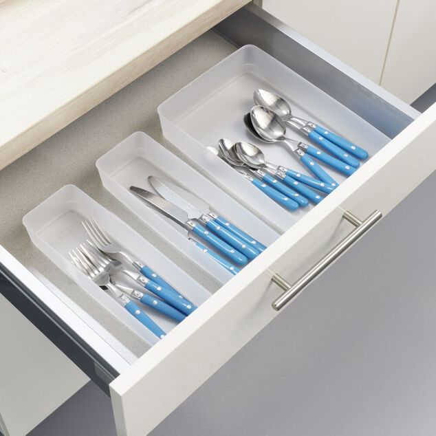 Lot de 3 bo&icirc;tes de rangement pour tiroirs