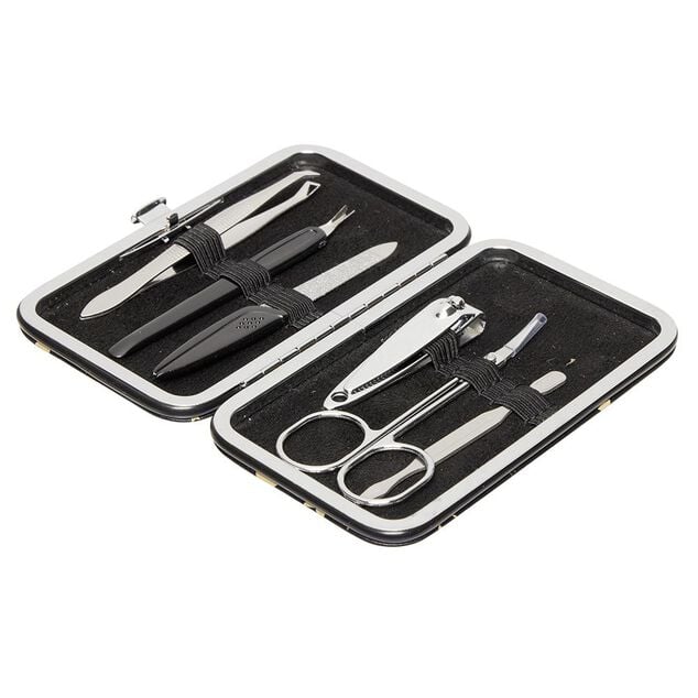 Set manucure 6 pi&egrave;ces Spring fleuri, gris