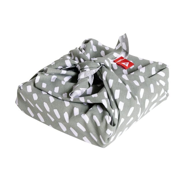 Tissu emballage cadeau r&eacute;utilisable coton 50x50cm x2