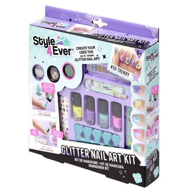 Atelier manucure enfant Style 4 Ever avec accessoires vernis stickers paillettes