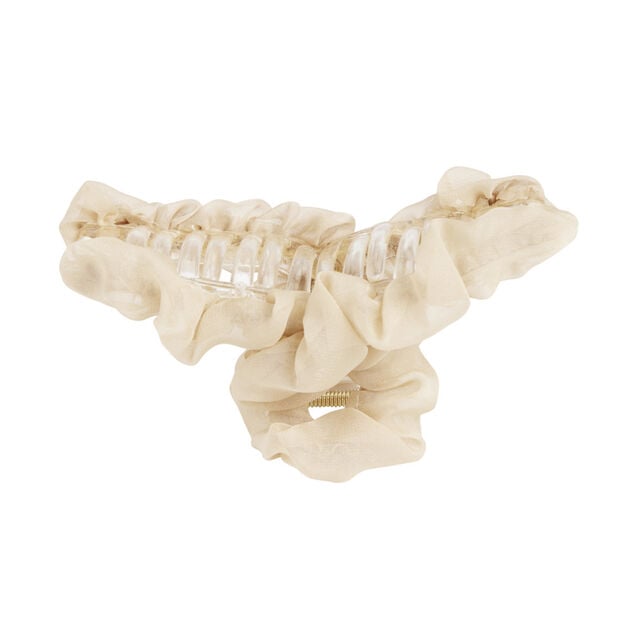Pince &agrave; cheveux avec tulle 8x2xH5cm (3 mod&egrave;les)