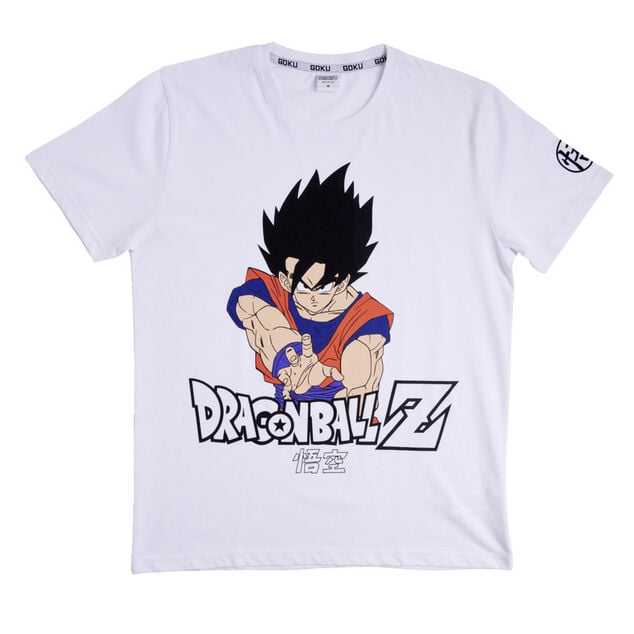 T-shirt Dragon Ball Z Goku coton blanc