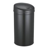 Poubelle automatique 40L cylindrique noire Ø32xH63cm