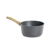 Casserole tous feux dont induction aluminium noir Ø18cm