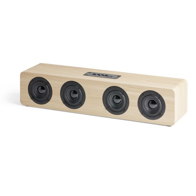 Enceinte bluetooth en bois 4 hauts parleurs 5W