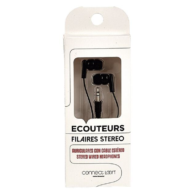 &Eacute;couteur filaire intra auriculaire L. 120 cm