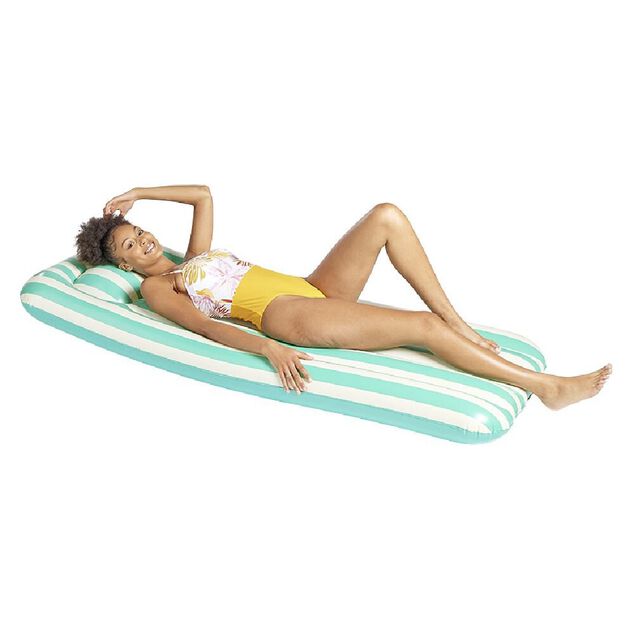 Matelas gonflable &agrave; rayures 180x70cm - 3 mod&egrave;les