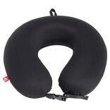 Coussin de voyage m&eacute;moire de forme noir