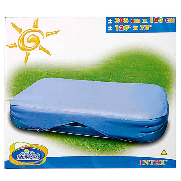 B&acirc;che de protection piscine gonflable rectangulaire Intex 183x305cm