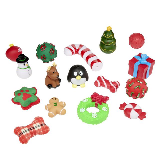 Jouet pour chien X18 pcs L25X15 cm multicolore