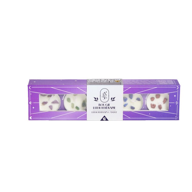 Coffret de 5 bougies chauffe plat lithoth&eacute;rapie