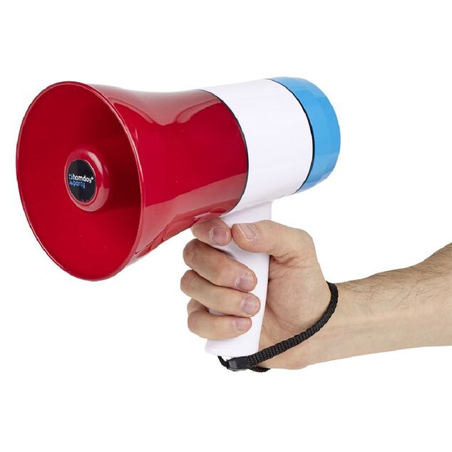 M&eacute;gaphone enceinte 20W bleu