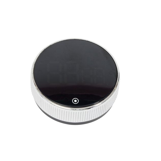 Minuteur num&eacute;rique magn&eacute;tique noir &Oslash;7,8x2,7cm
