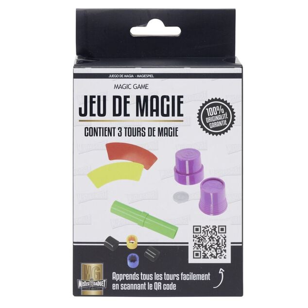 Kit jeu de magie 3 tours faciles (3 mod&egrave;les)
