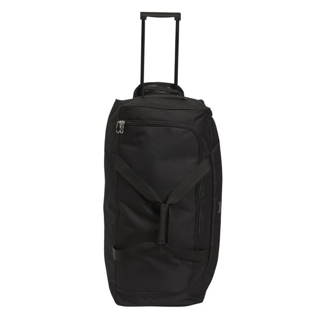 Sac de voyage trolley noir &agrave; roulettes