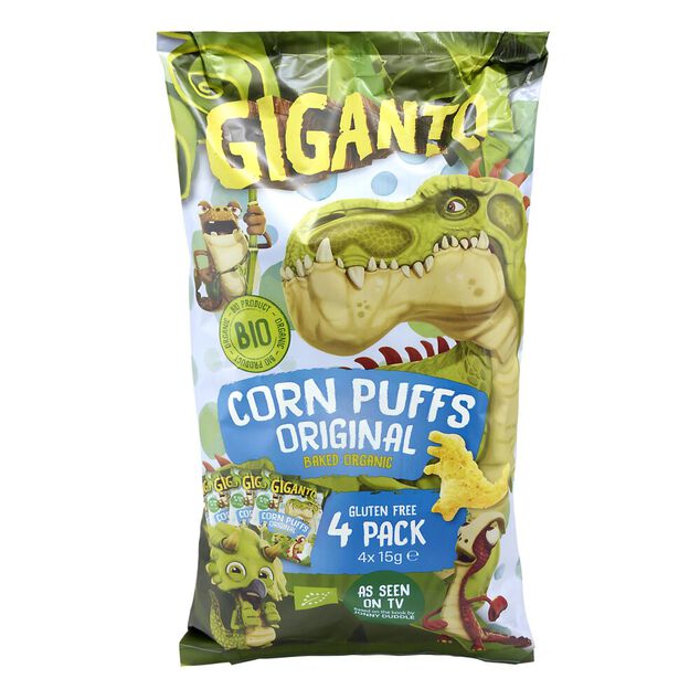 Soufflé de maïs Giganto nature 60gr