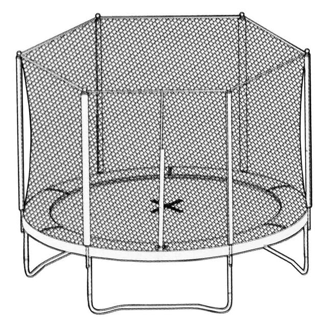 Filet de s&eacute;curit&eacute; trampoline &Oslash;3,05m