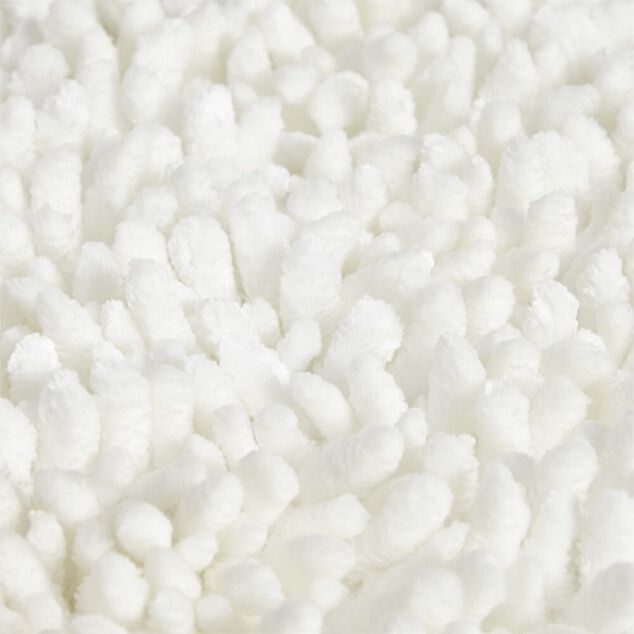 Tapis de bain chenille 40x60cm polyester beige