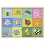 Puzzle animal éducatif bois 30x22cm
