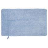 Tapis de bain mémoire de forme bleu 75x45cm