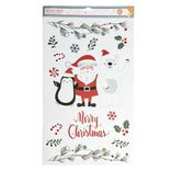 D&eacute;coration fen&ecirc;tre No&euml;l &eacute;lectrostatique Merry Christmas
