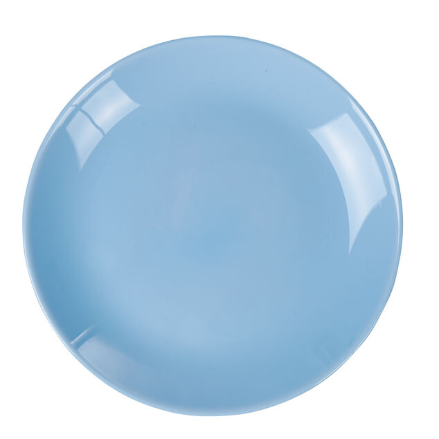 Assiette &agrave; dessert ronde Luminarc Diwali bleu clair &Oslash;25cm
